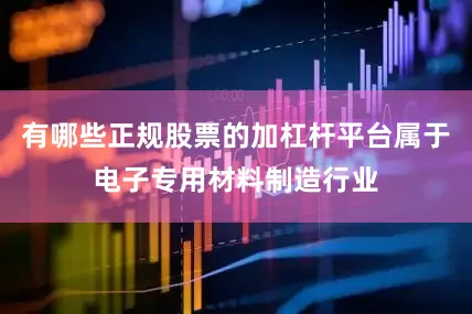 有哪些正规股票的加杠杆平台属于电子专用材料制造行业