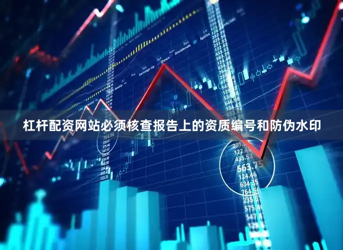 杠杆配资网站必须核查报告上的资质编号和防伪水印