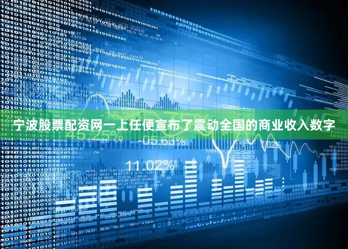 宁波股票配资网一上任便宣布了震动全国的商业收入数字